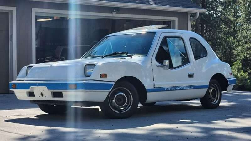 Редкий прототип электромобиля 1980-х годов продают по цене двух Chevrolet Tracker