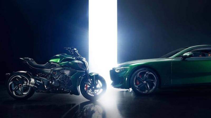 Лимитированную версию Ducati Diavel посвятили Bentley