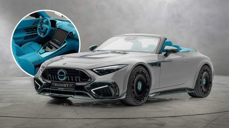 Оцените Mercedes-AMG SL 63 в обработке Mansory