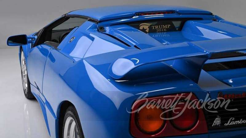Lamborghini Diablo из гаража Дональда Трампа продают со смотанным пробегом