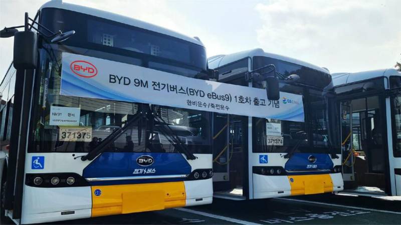 BYD зайдёт в Южную Корею с электромобилями