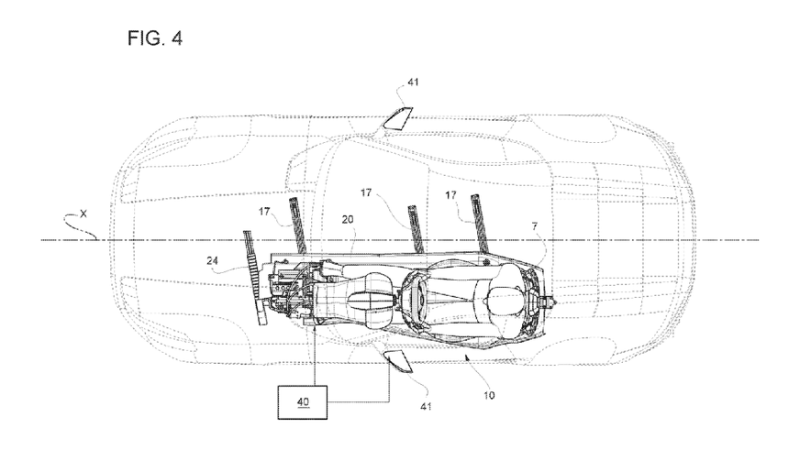 В Ferrari запатентовали сдвижной кокпит