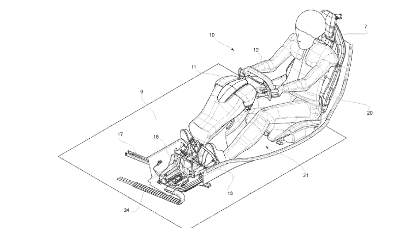 В Ferrari запатентовали сдвижной кокпит