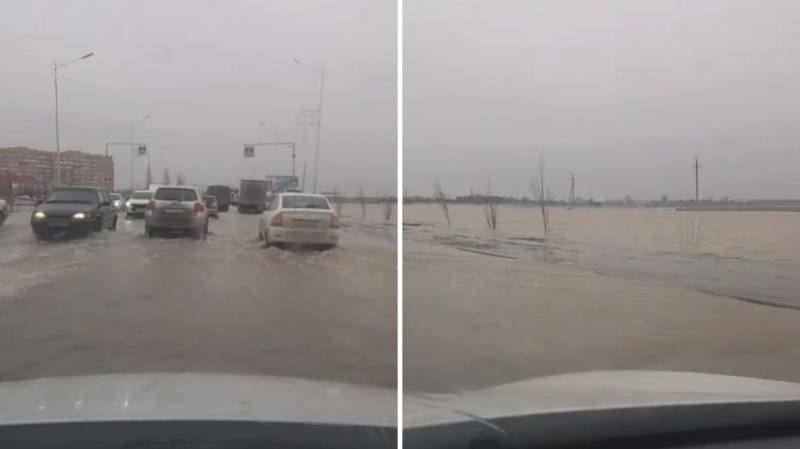 Уходят под воду дороги, взлётные полосы и жилые дома из-за паводков в Казахстане
