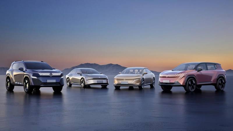 Дизайн будущих электрокаров для Китая показала Nissan
