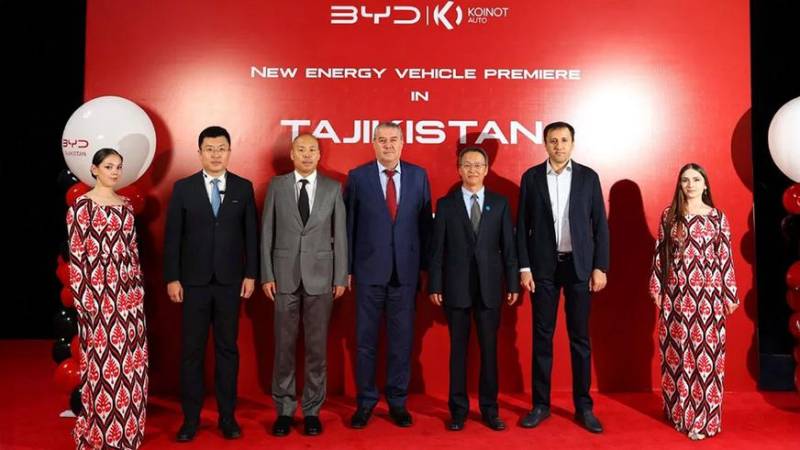 BYD официально вышел на рынок Таджикистана