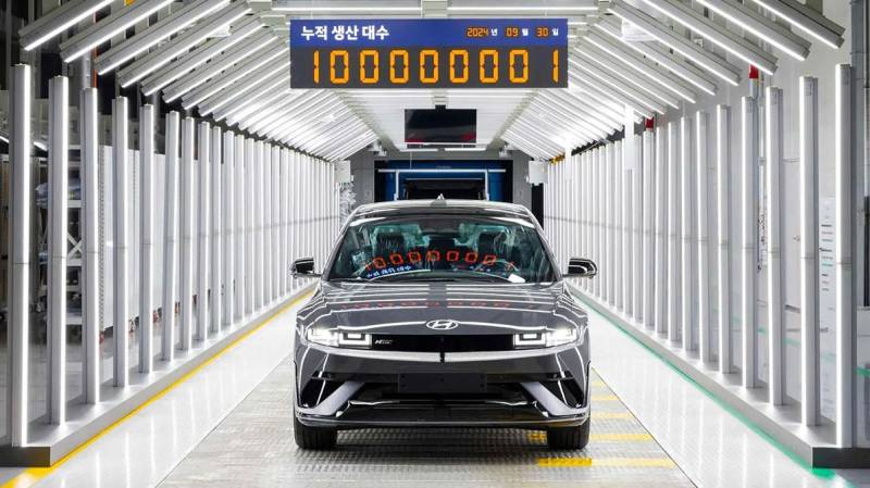 Hyundai выпустил 100 миллионов автомобилей