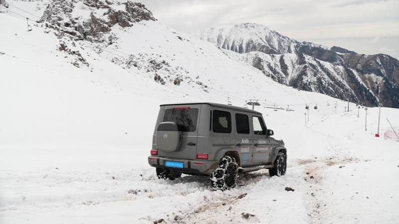 Электрический Gelandewagen официально прибыл в Казахстан