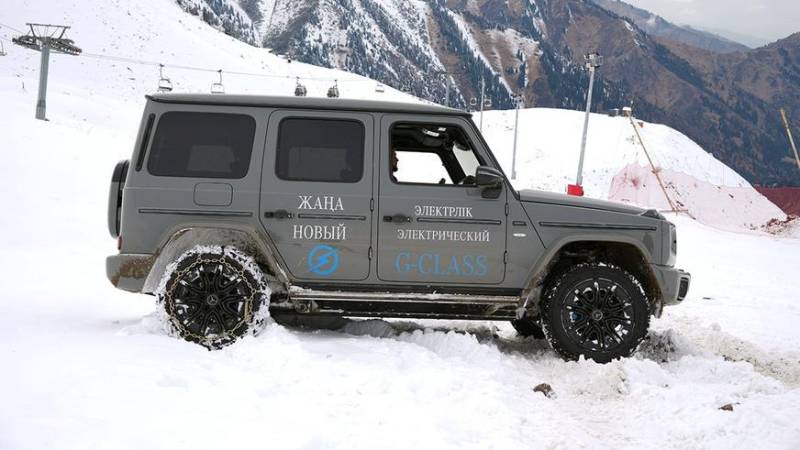 Электрический Gelandewagen официально прибыл в Казахстан