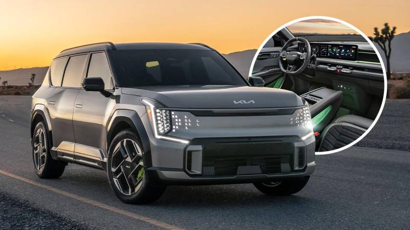 Электрокроссовер Kia EV9 получил 500-сильную версию GT