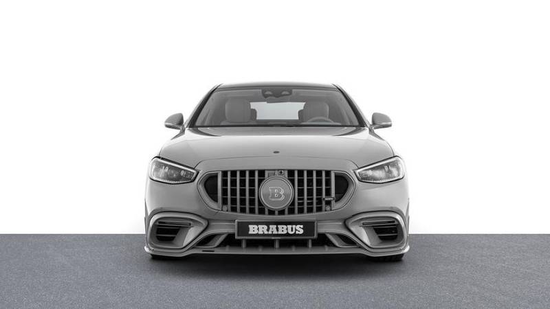 Монохромный Mercedes-Benz S-класса от Brabus: тысяча гибридных «лошадей»