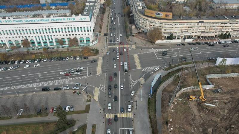 Полицейские ловушки на Абая и Назарбаева в Алматы