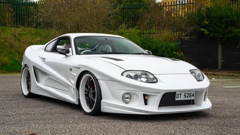 Toyota Supra с диким обвесом от Abflug уйдёт с молотка