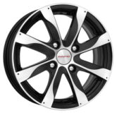 RAPID ДЖЕМИНИ АЛМАЗ (KC617) 6.0X15 4/114.3 ET43 d67.1 /black/ [r14248] R14248 RAPID