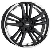 Prazision 18/8,5 ET40 Racing black double lip polished WHS060366 ATS