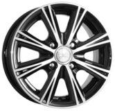 RAPID АТТИКА АЛМАЗ (KC535) 5.5X14 4/100 ET43 d60.1 /black/ [r7145] R7145 RAPID