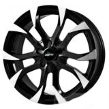 W10 20/9 ET35 Racing black front polished WHS105372 ALUTEC