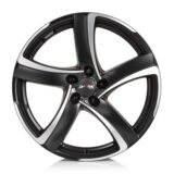 Shark 17/7,5 ET47 Racing black front polished WHS027812 ALUTEC