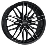 Burnside 17/7,5 ET35 Diamant black front polished WHS102010 ALUTEC