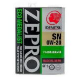 Zepro Eco Medalist 0W20 SN/GF-5, 20л 3583020 IDEMITSU