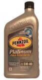 Platinum European Formula 5W-40 71611917902 PENNZOIL