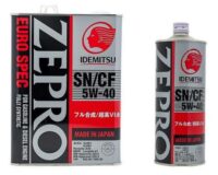 ZEPRO EURO SPEC 5W40 SN/CF 1849004 IDEMITSU