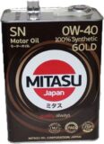 GOLD 0W-40, 4л MJ1044 MITASU