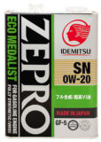 Zepro Ecomedalist Sn/Gf-5 0W-20 4л 3583041 IDEMITSU