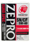 Zepro Euro Spec Sn/Cf 5W40 4л 1849041 IDEMITSU