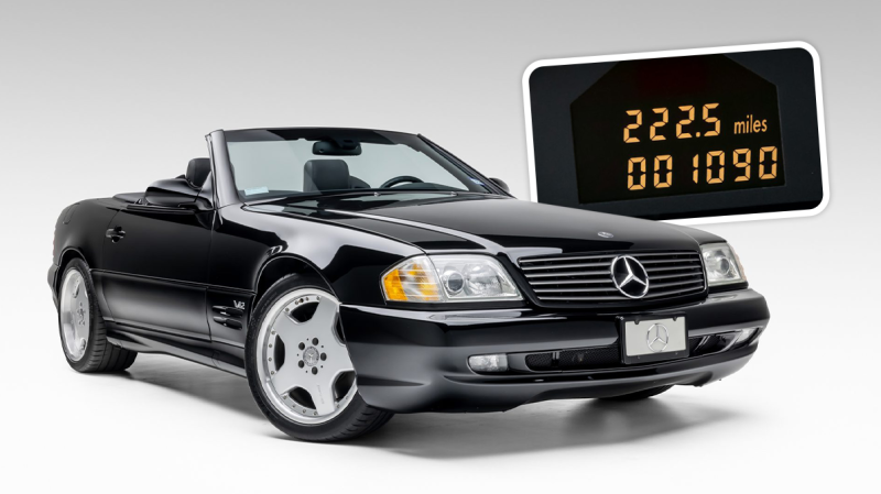 Практически новый Mercedes-Benz SL600 (R129) обнаружен в США